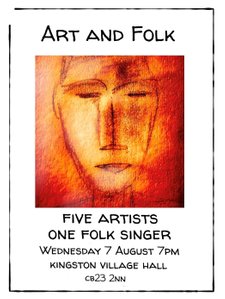 Poster for Art and Folk event